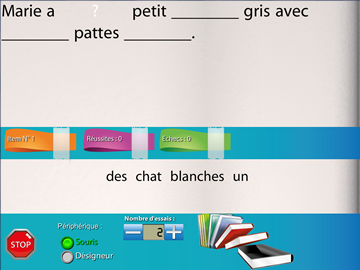 Textes à trous