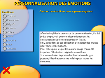 Personnalisation du logiciel